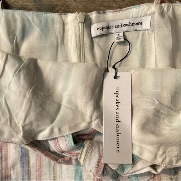 Striped Multicolor Spaghetti Strap Dress - Picture 11 of 14